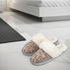 Faux Fur Mule Slipper - Pink